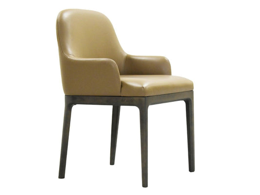 MORELATO BELLAGIO LEATHER CHAIR WITH ARMESTS - Nairacent