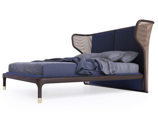 MORELATO JOYCE DOUBLE BED WITH UPHOLSTERED HEADBOARD - Nairacent