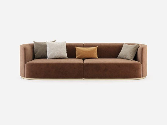 DOMKAPA CHLOE TANNED LEATHER SOFA - 3 SEATER 3 - Nairacent