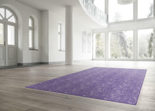 Amethyst Damask Rug - Nairacent