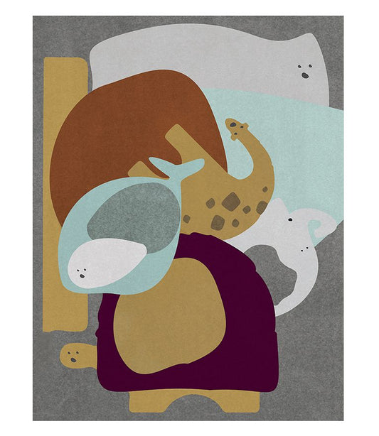 KIDS PARTY ANIMAL RUG